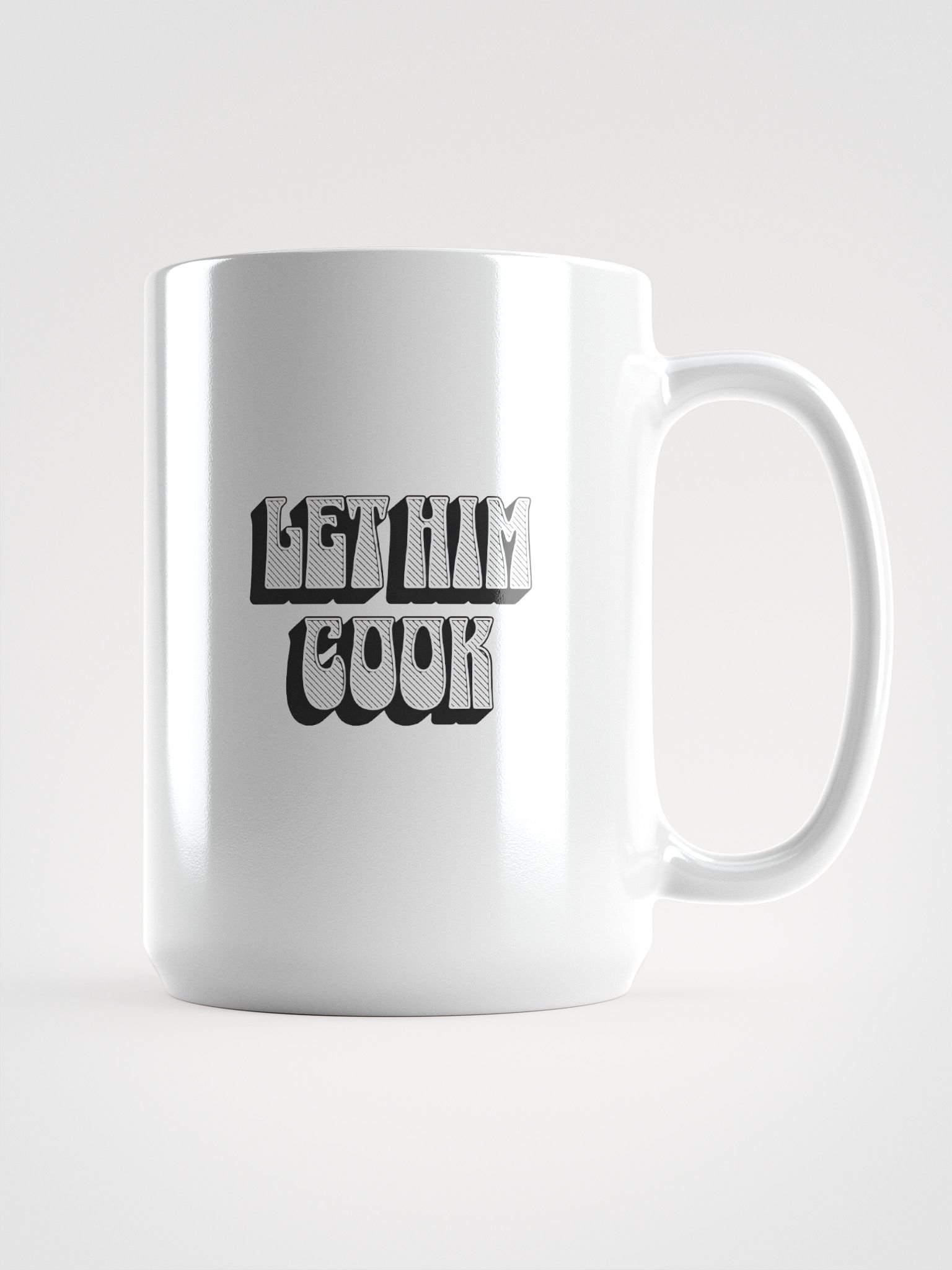 Let Him Cook White Glossy Mug product image (1)