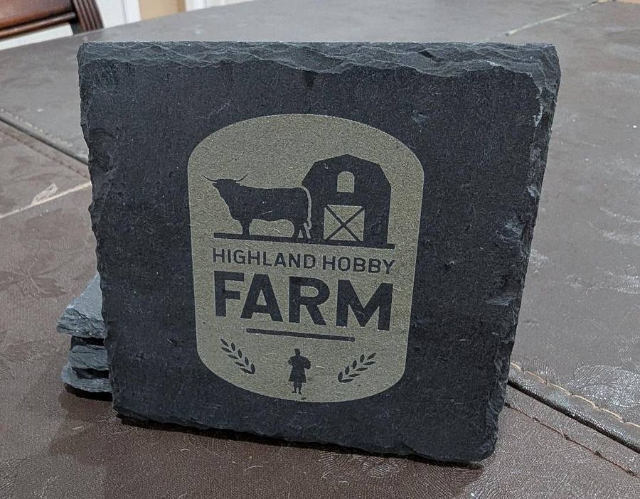 Highland Hobby Farm Slate Coaster product image (1)