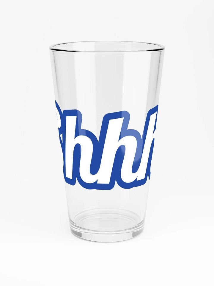 Shhh. Whisper Blue Shaker Pint Glass product image (2)