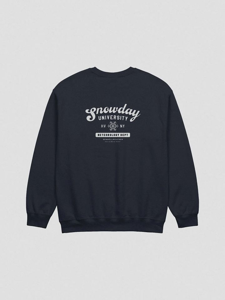 Snowday University crewneck - navy product image (2)