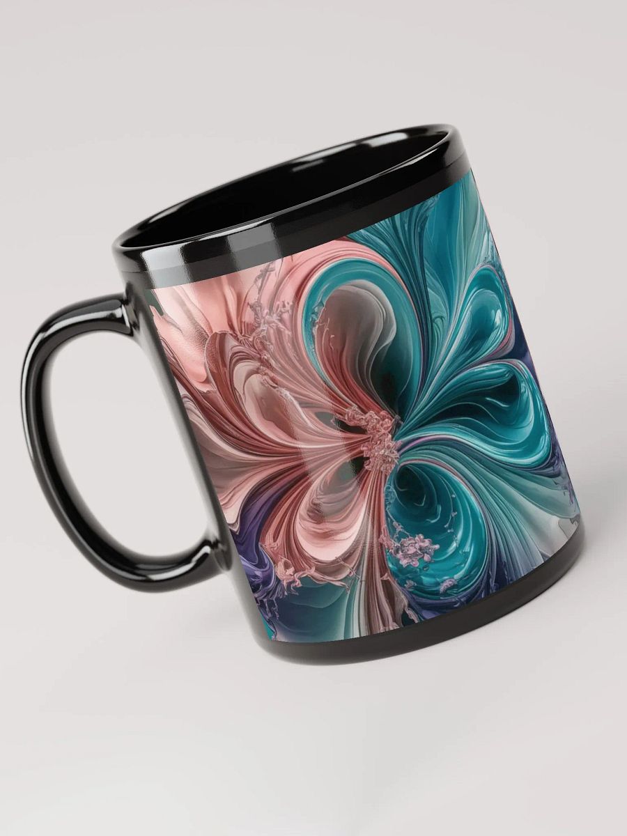 Liquid Color PT, Black Glossy Mug product image (4)