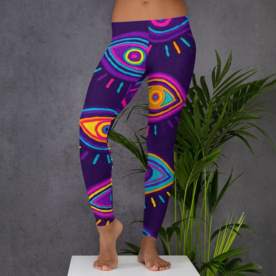 Mystical Eye Leggings: Psychedelic Print product image (5)