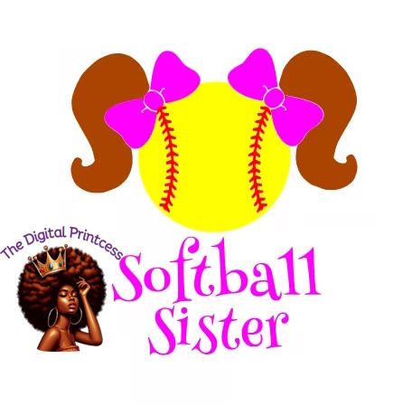 Baseball/Softball Sister | SVG product image (2)