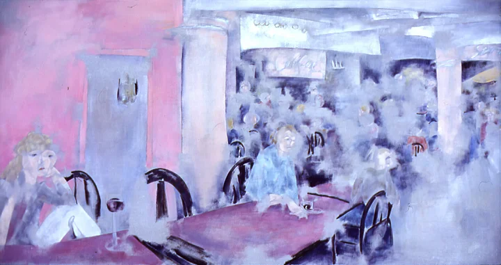 Metro - Closer to Perfect Center (1986) on canvas (30" x 60") product image (1)