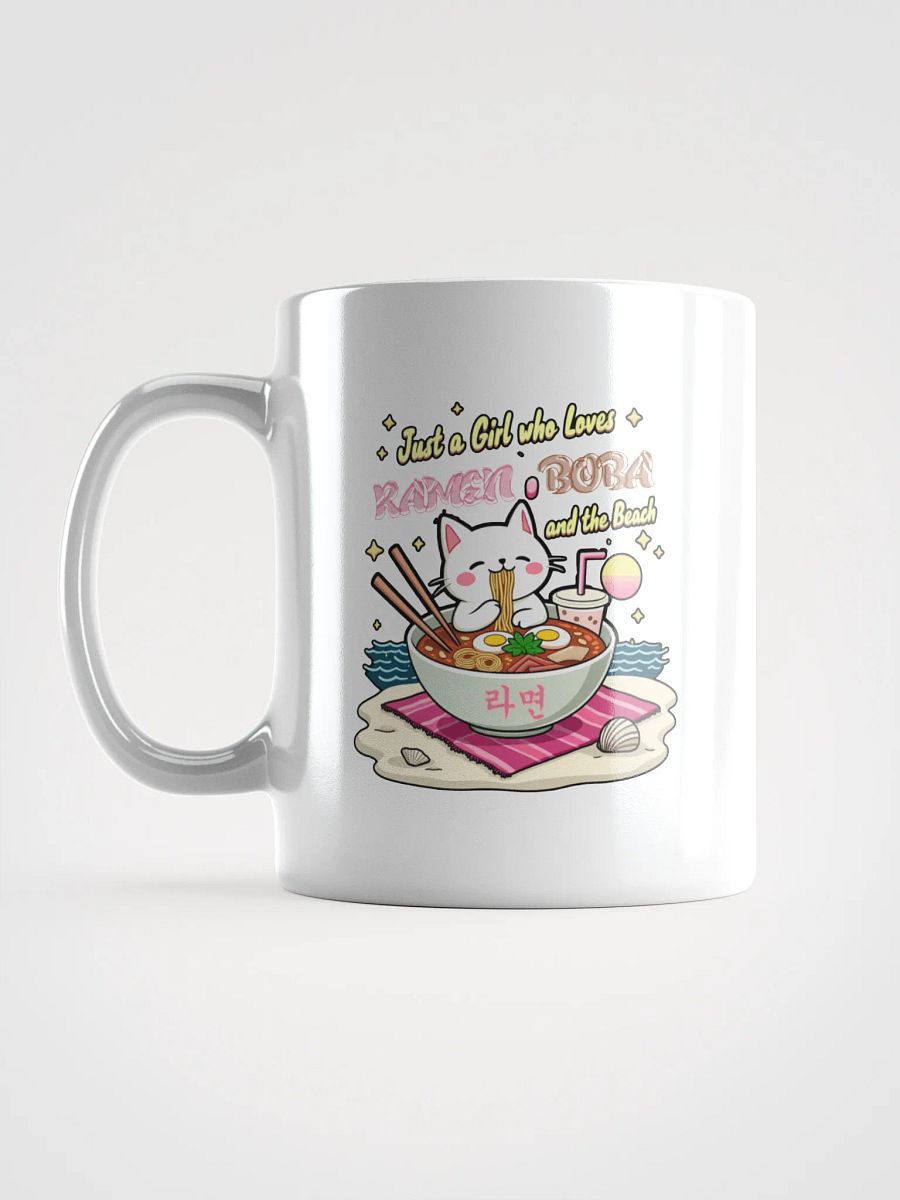 Ramen Cat - Just a Girl who loves Ramen Boba and the Beach Cup product image (3)