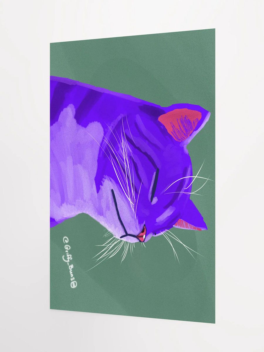 Grape Cat Poster product image (3)