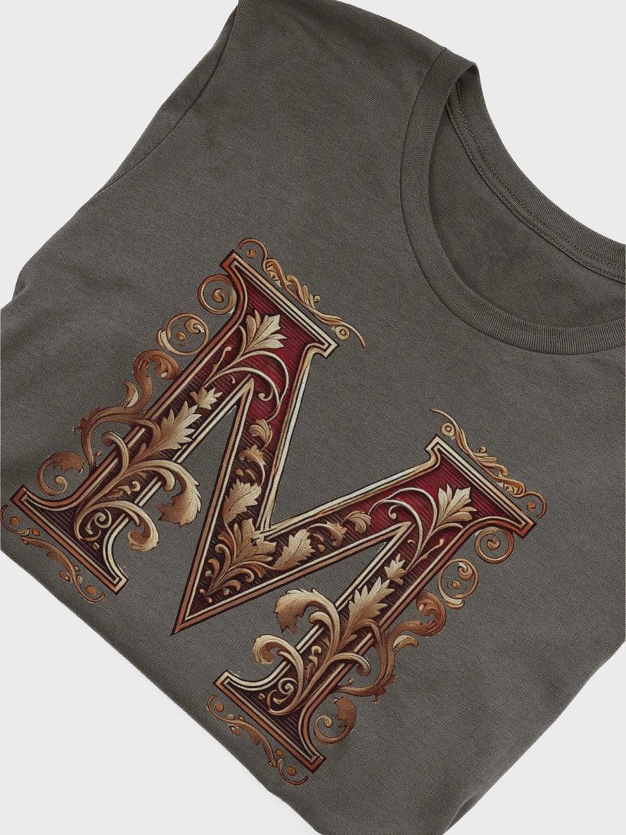Vintage Floral Letter M T-Shirt product image (44)