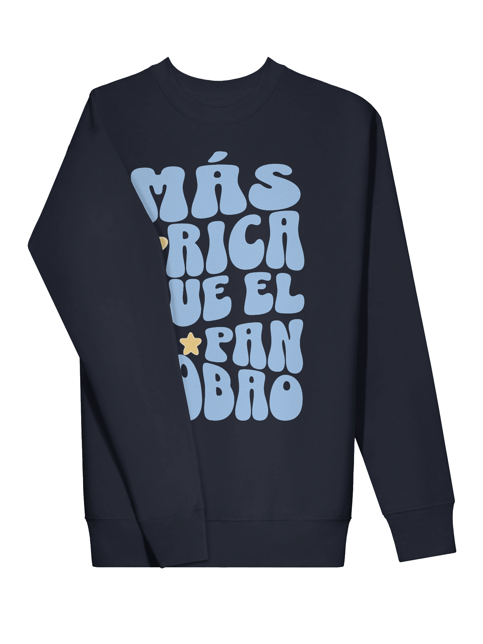 Más Rica Que El Pan Sobao Premium Crewneck Sweatshirt product image (3)