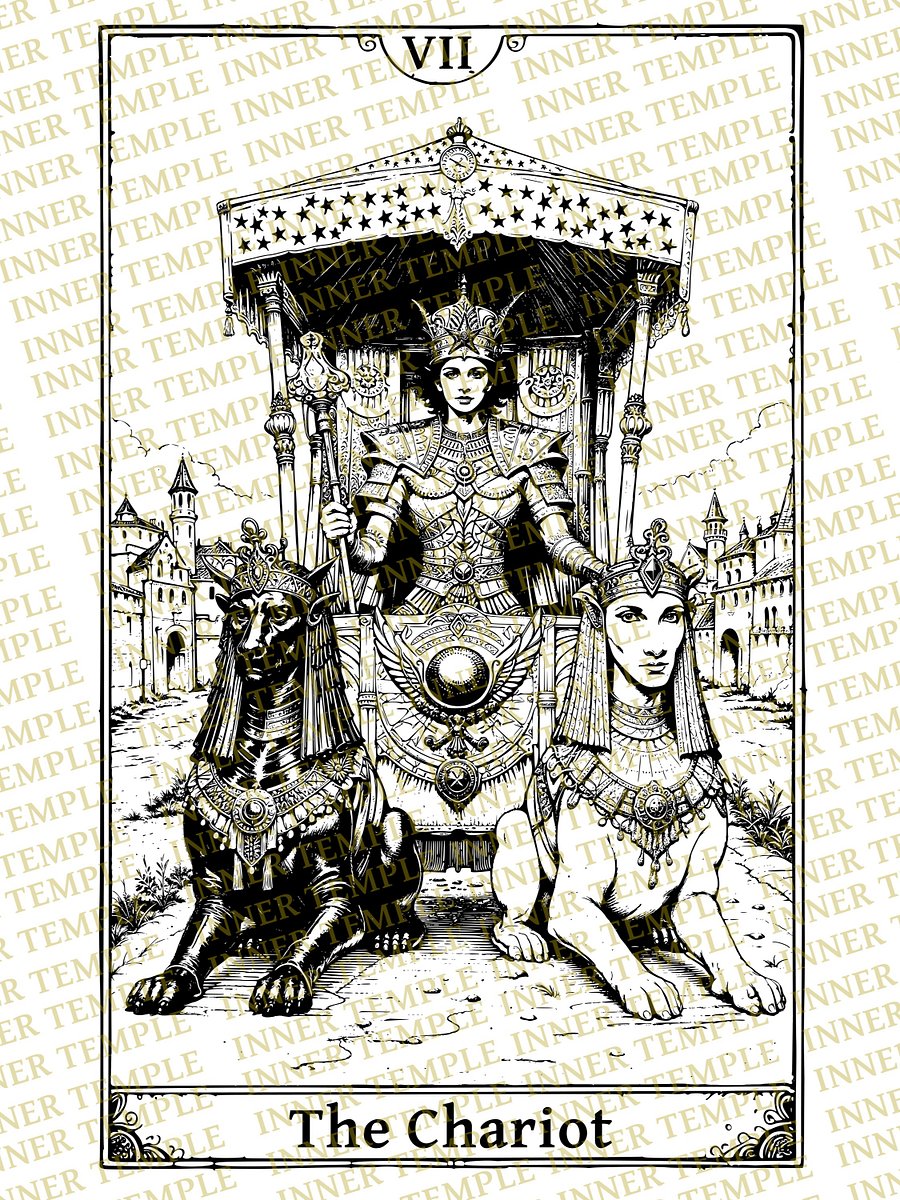 Tarot Inner Temple, The Chariot (Major Arcana VII) product image (7)