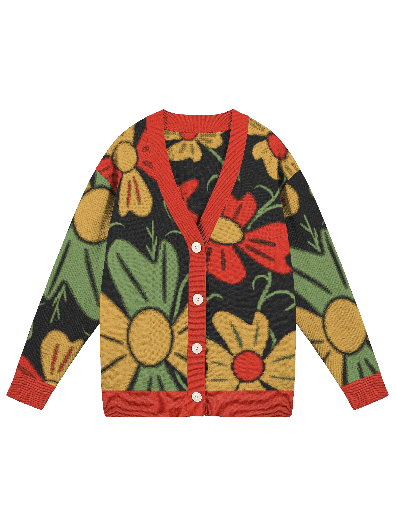 Floral Fusion Knitted Cardigan product image (4)