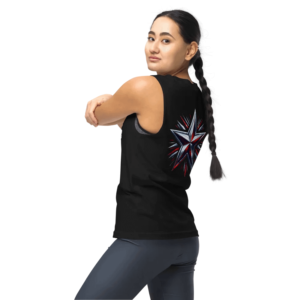 T3 Red Star Burst Mens Tank product image (3)