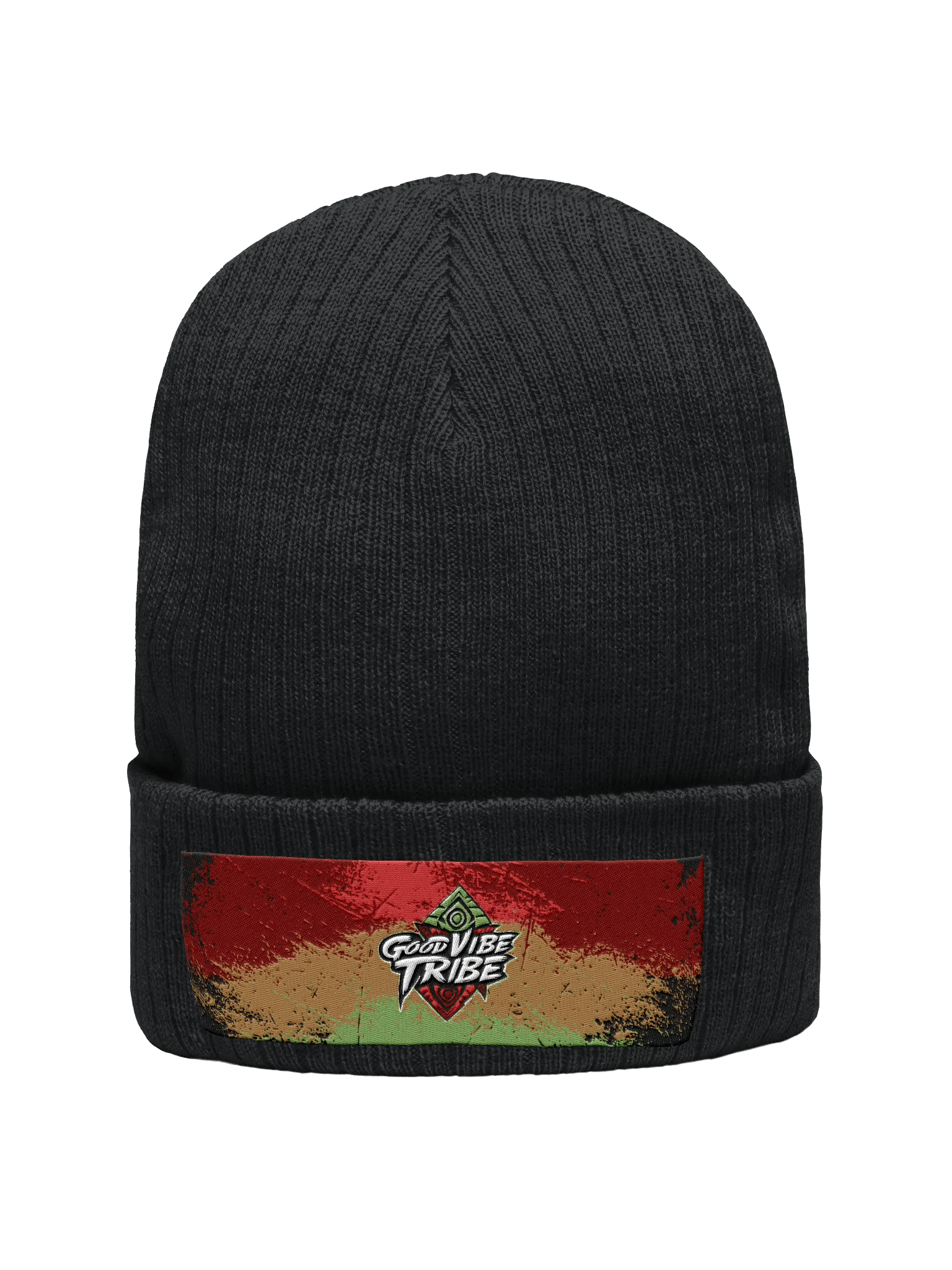 Good Vibe Tribe Beanie Hat (Rasta Edition) product image (3)