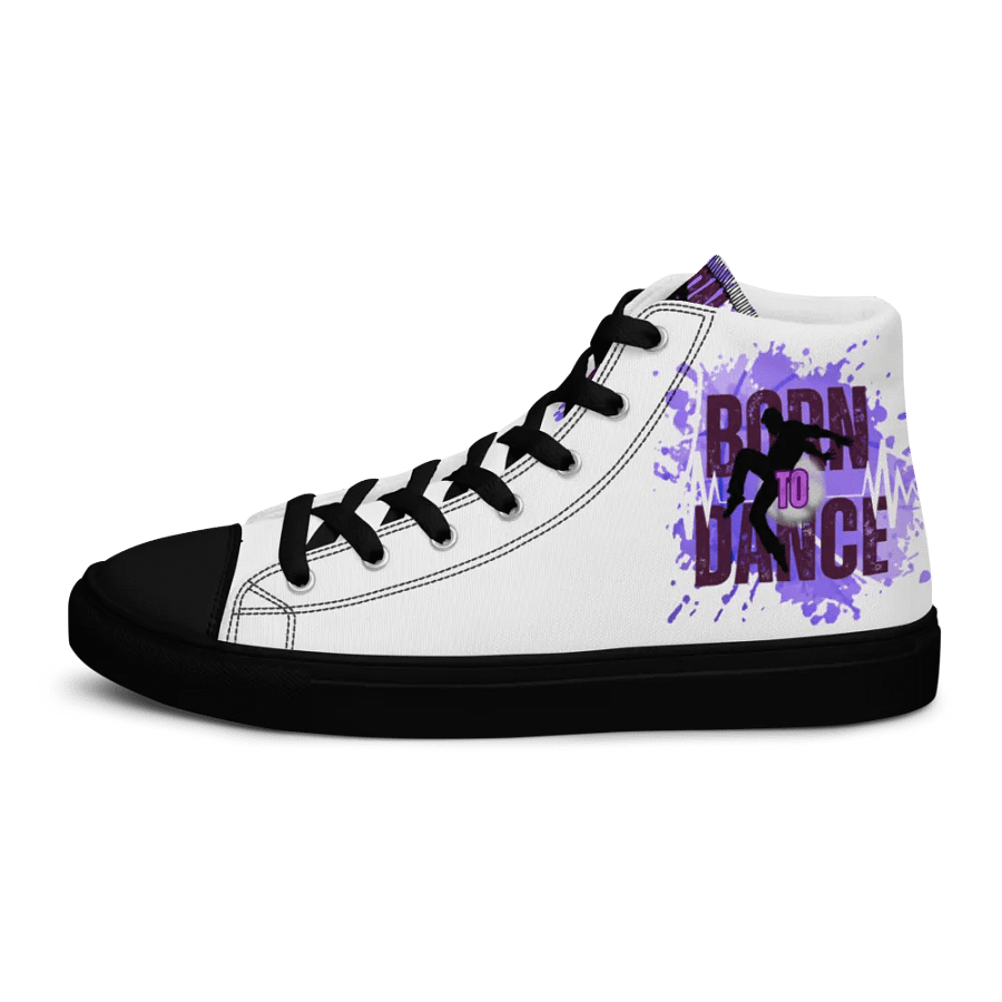 Energetic Born to Dance His Silhouette Men's High Tops product image (7)