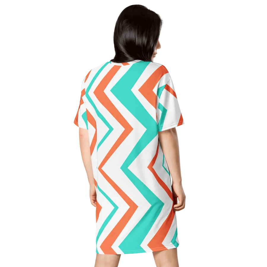 Sunset Zest T-Shirt Dress product image (3)