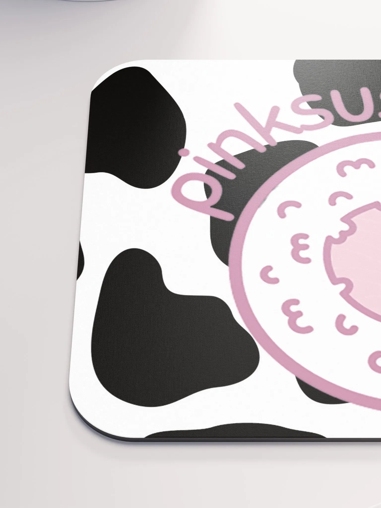 Cow Print PinkSushix Mouse Pad product image (6)