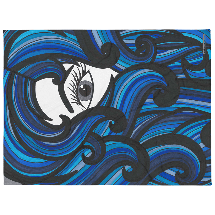 Lady Blue Blanket product image (2)