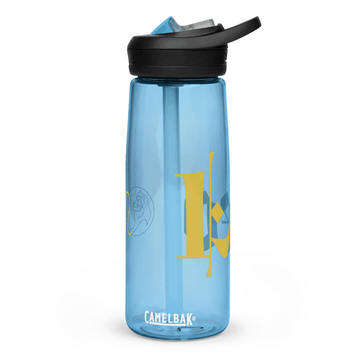 Leo Zodiac Symbol Gold Print Water Bottle product image (4)