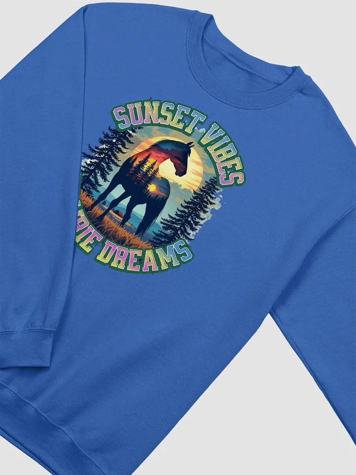 Sunset Vibes Prairie Dreams Horse Comfort Crewneck Sweatshirt product image (18)