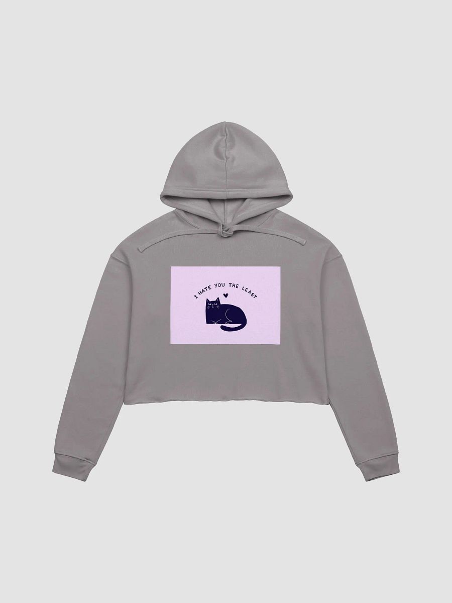 I Hate You The Least - Cropped Hoodie product image (4)