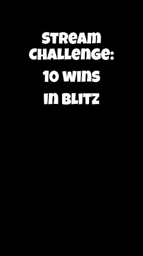 10 wins in blitz
