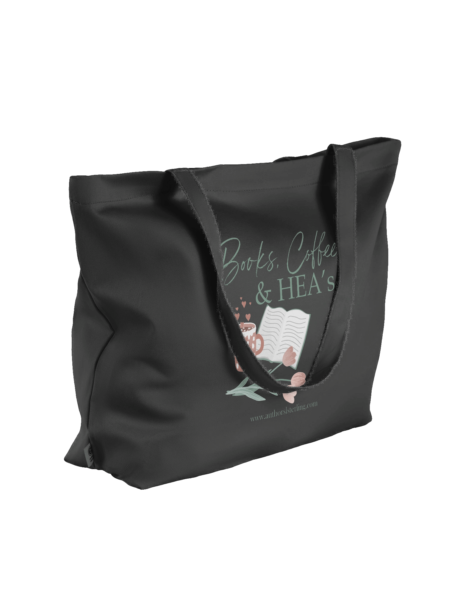 Books & Coffee Organic Tote Bag product image (8)