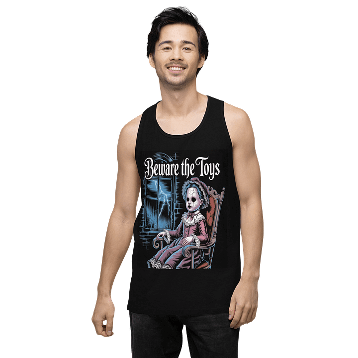 Beware the Toys Men's Gothic Tank Top by Midnight Veil Designs product image (2)