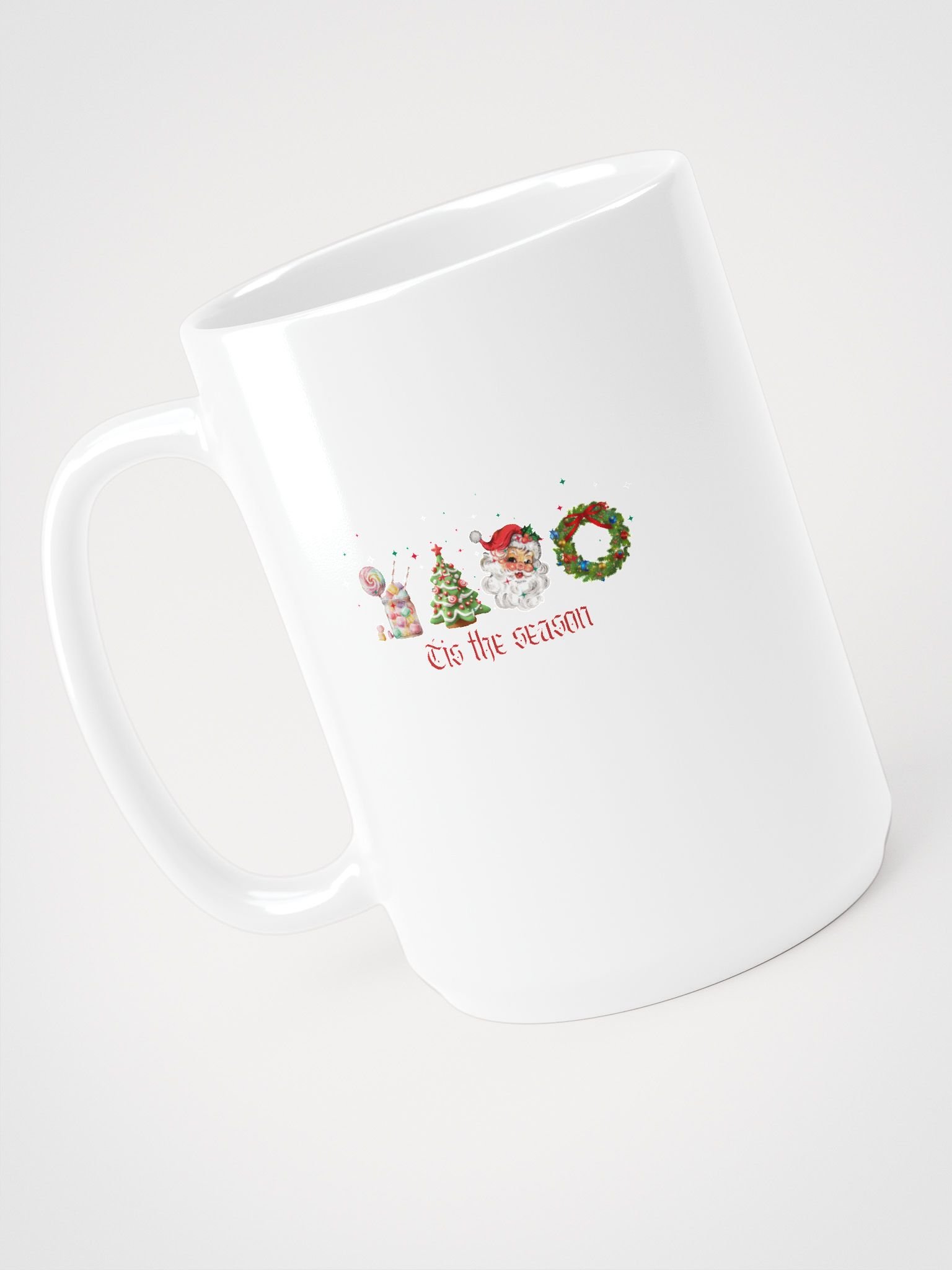 Tis The Season Retro Christmas Mug product image (4)