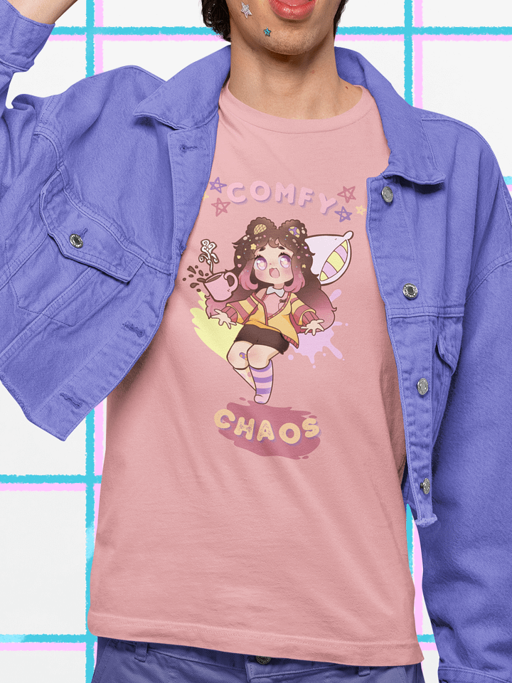 'Comfy Chaos' Supersoft T-shirt! ˚ ༘♡ ⋆｡˚ product image (1)
