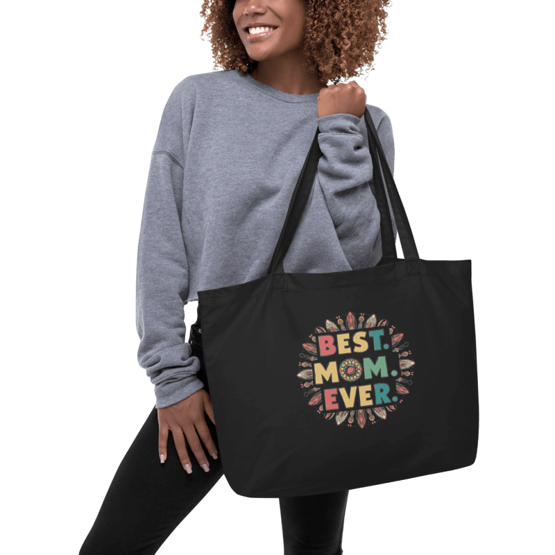Best Mom Ever Organic Cotton Tote product image (7)
