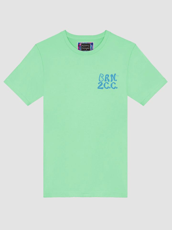 Women's | BOURNE to Cape Cod™ | Supersoft T-Shirt by Bella+Canvas | Deep Sky Blue Logo on Bright Colors product image (3)