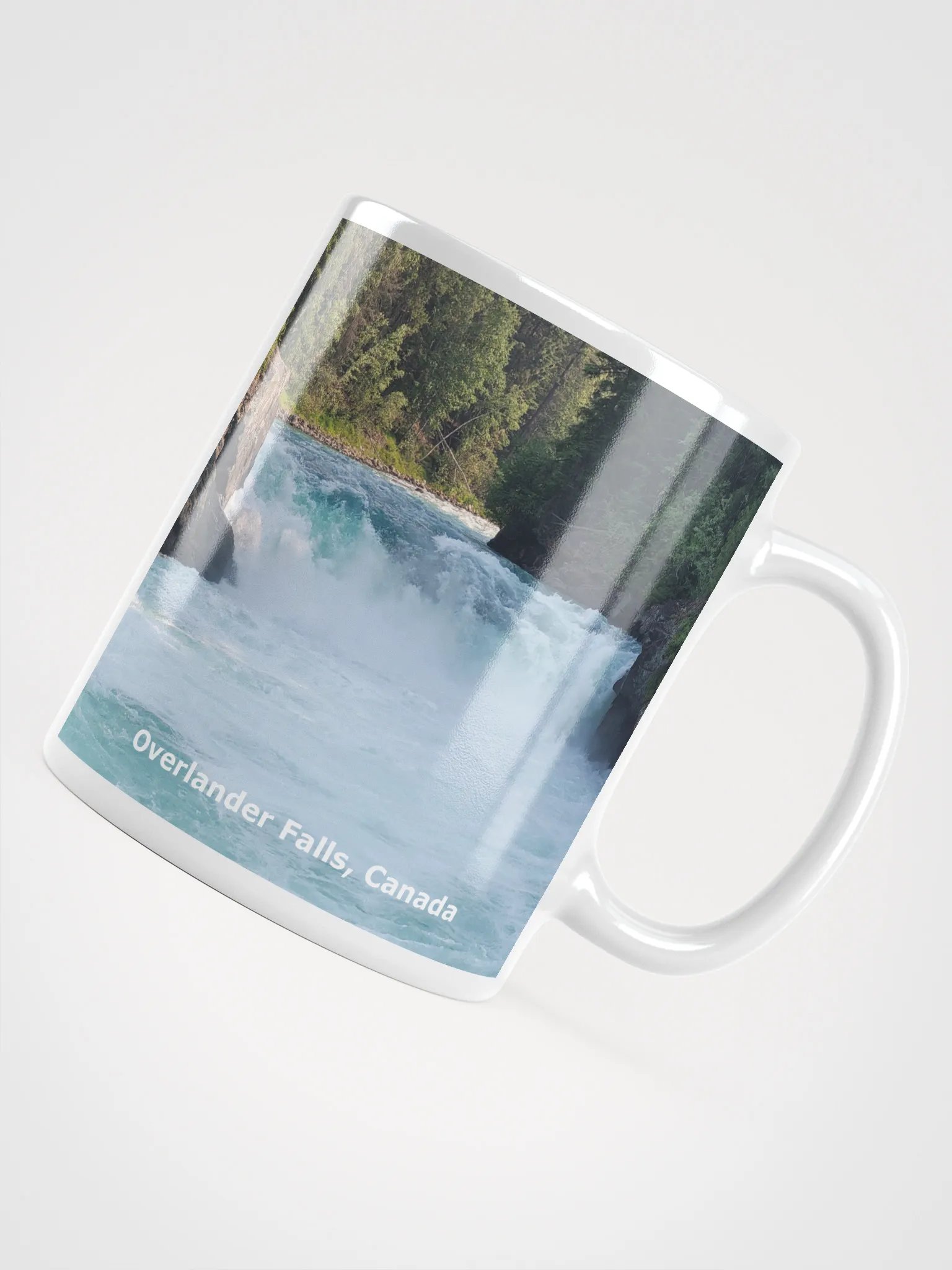 White Glossy Mug - Overlander Falls product image (8)