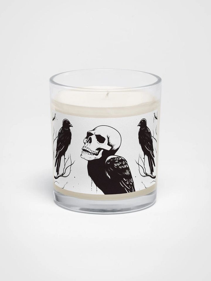 🌙 Crow & Skull Motif Soy Candle 🕯️ product image (1)
