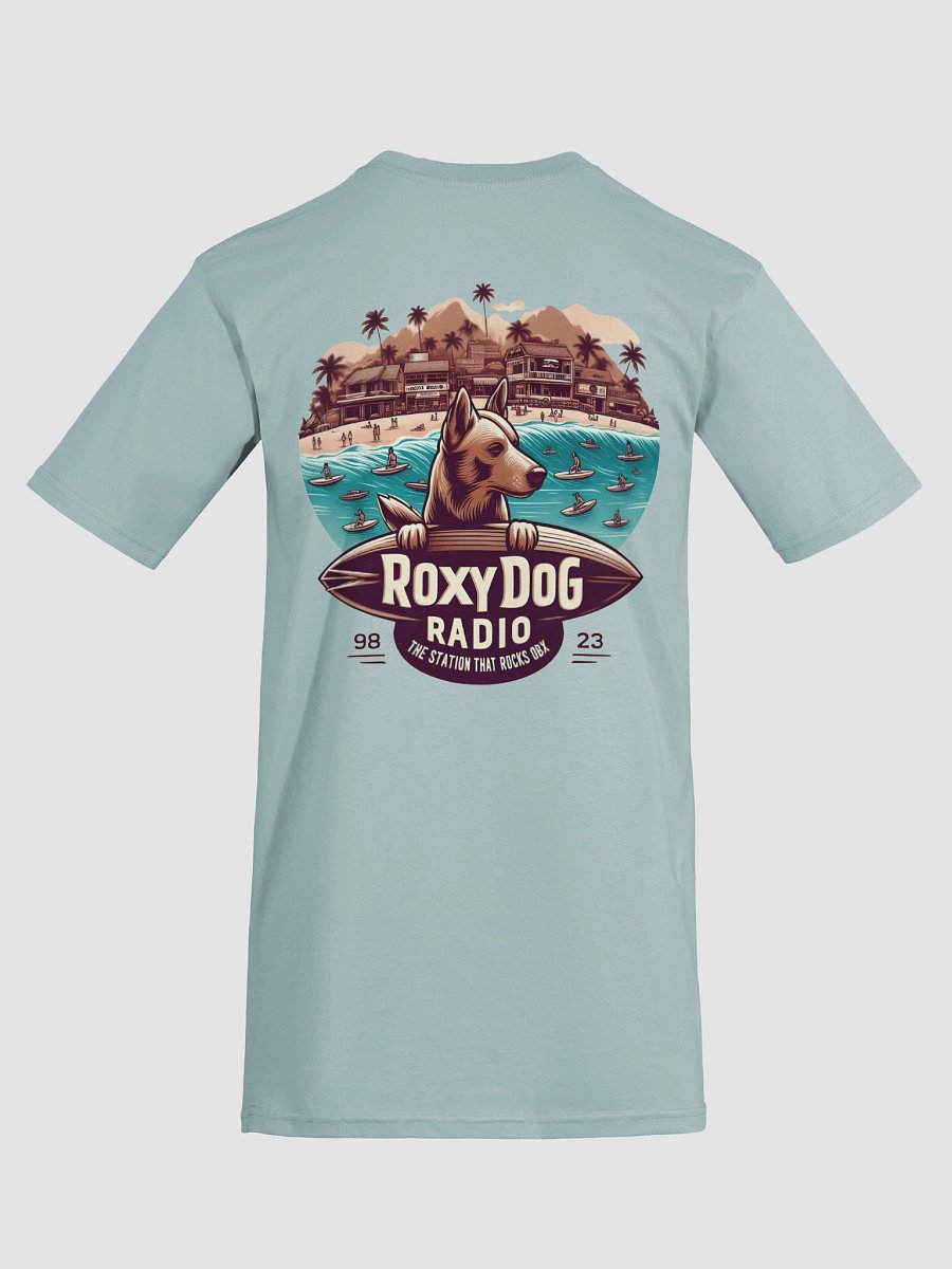 Roxy Dog Radio OBX Beach Surf Custom T-Shirt product image (21)