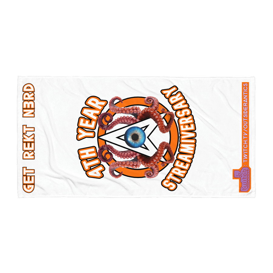 (Limited Edition) 4th Streamiversary 'OA-Cthulhu' Logo Towel product image (1)