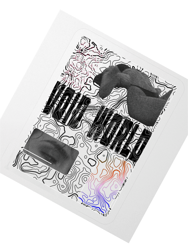 Shawty bruk she back n' bend over so, Void the World | Kiss-cut Sticker product image (2)