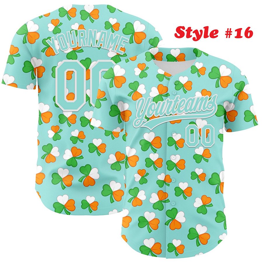 Authentic Baseball Jersey, Custom Baseball Jersey, Personalized Sport Jersey, Colorful, Number, Patrik Day product image (188)