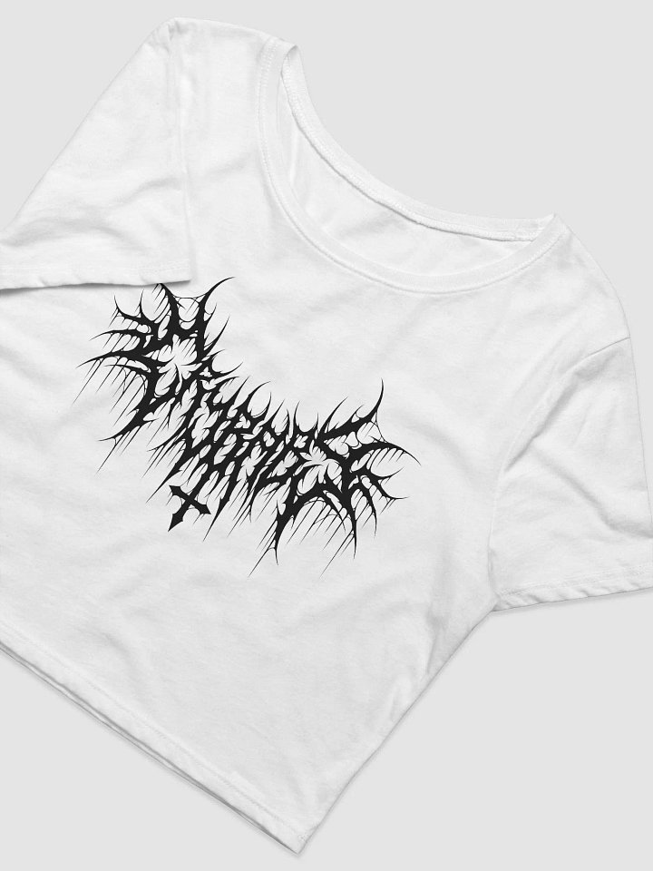 Metal Crop Top - Black product image (2)