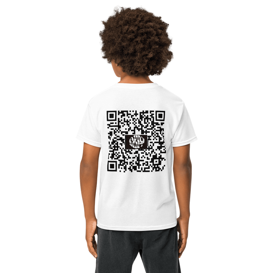 Cat/ QR Code T-Shirt for Kids product image (6)