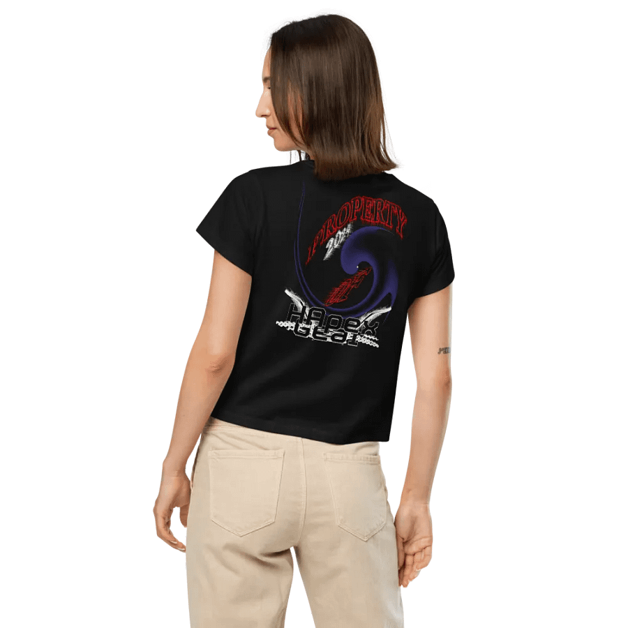 Women's High-Waisted Tee - Embroidered - Property Of HApex Gear 2024 product image (8)