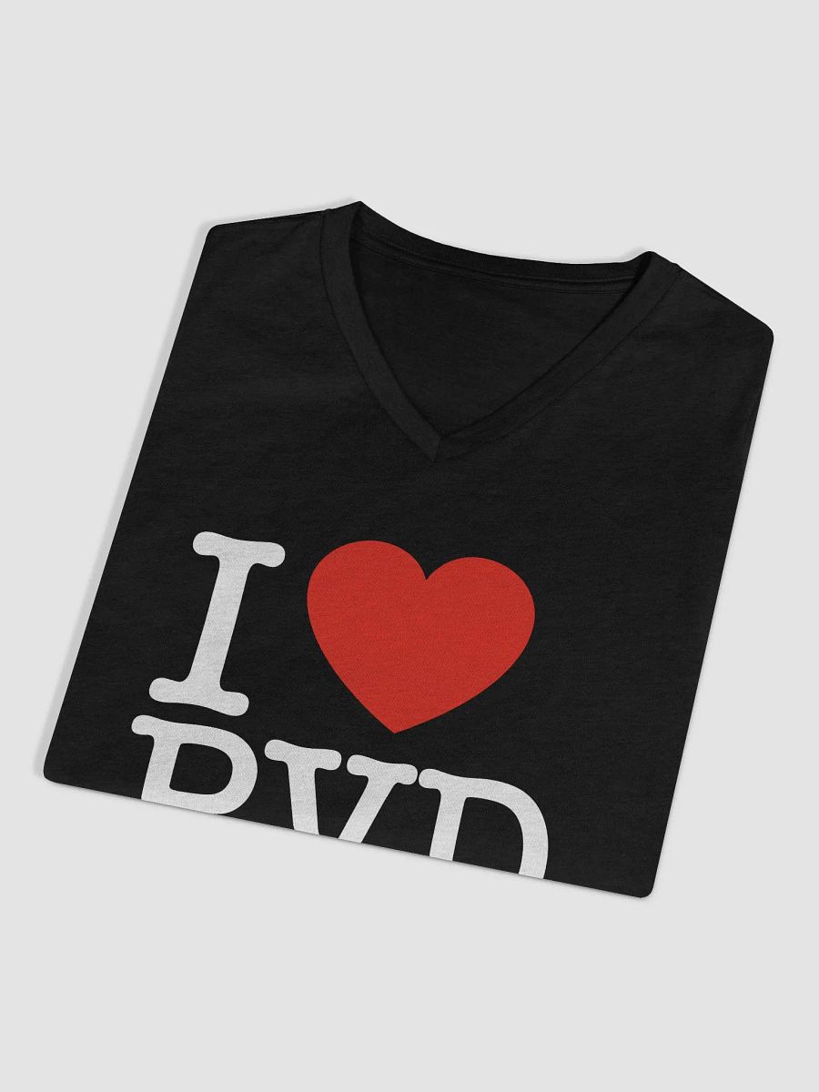 I LUV PVD V-Neck Tee 2 (Black) product image (3)