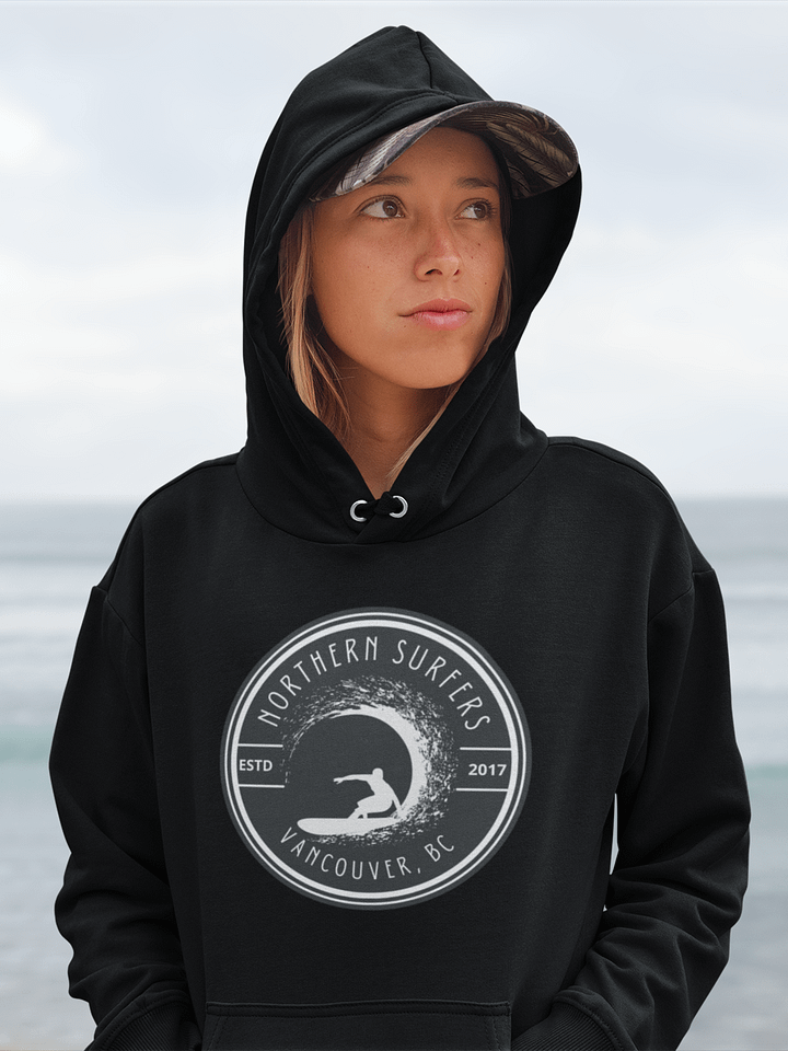 Northern Surfers Eco Wave Hoodie - 85% Organic Cotton - Unisex product image (1)