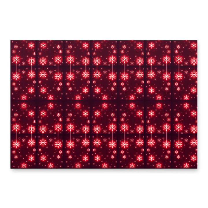 Festive Snowflake Symphony Wrapping Paper Set product image (1)