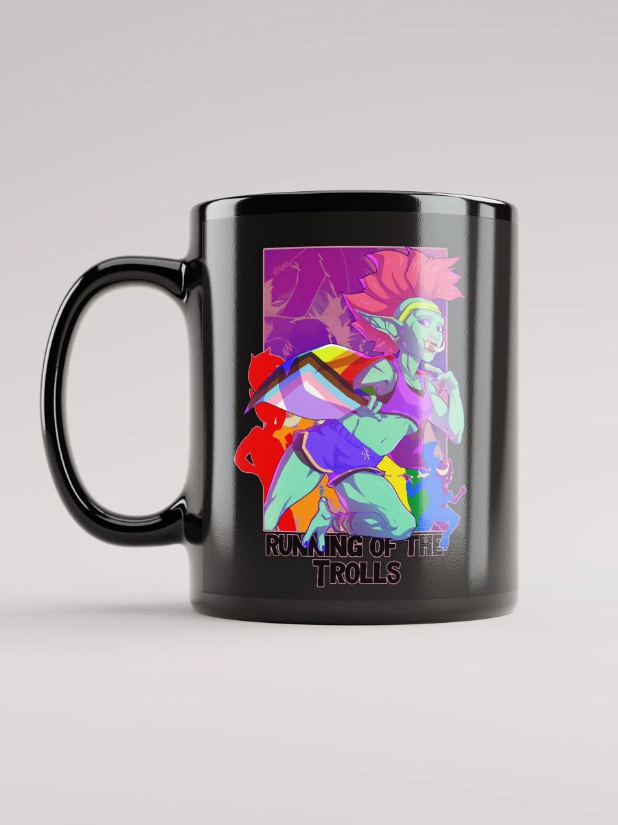 Troll Racer Black Mug - by Eggu product image (12)