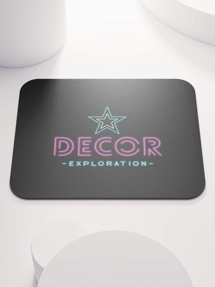 Decor Exploration Black Classic Mouse Pad product image (1)