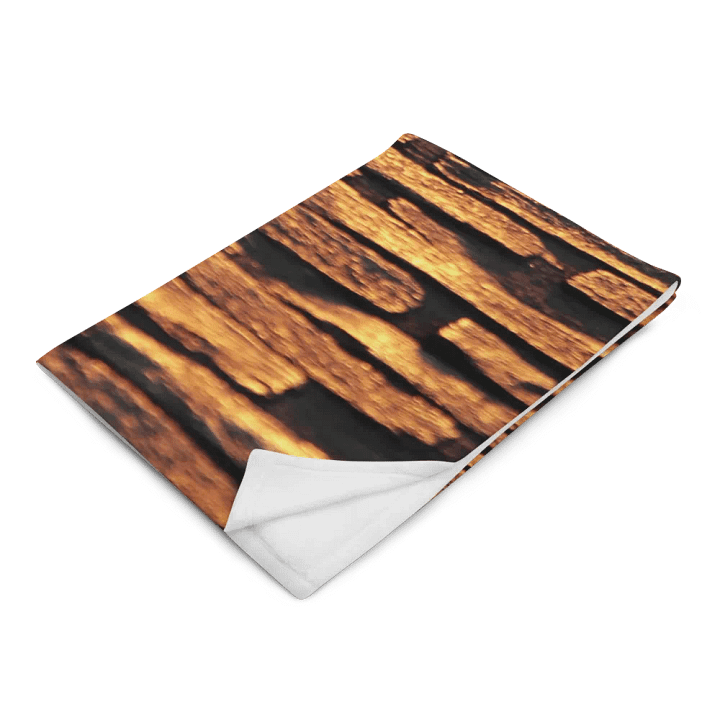 Golden Glow Stone Throw Blanket product image (2)