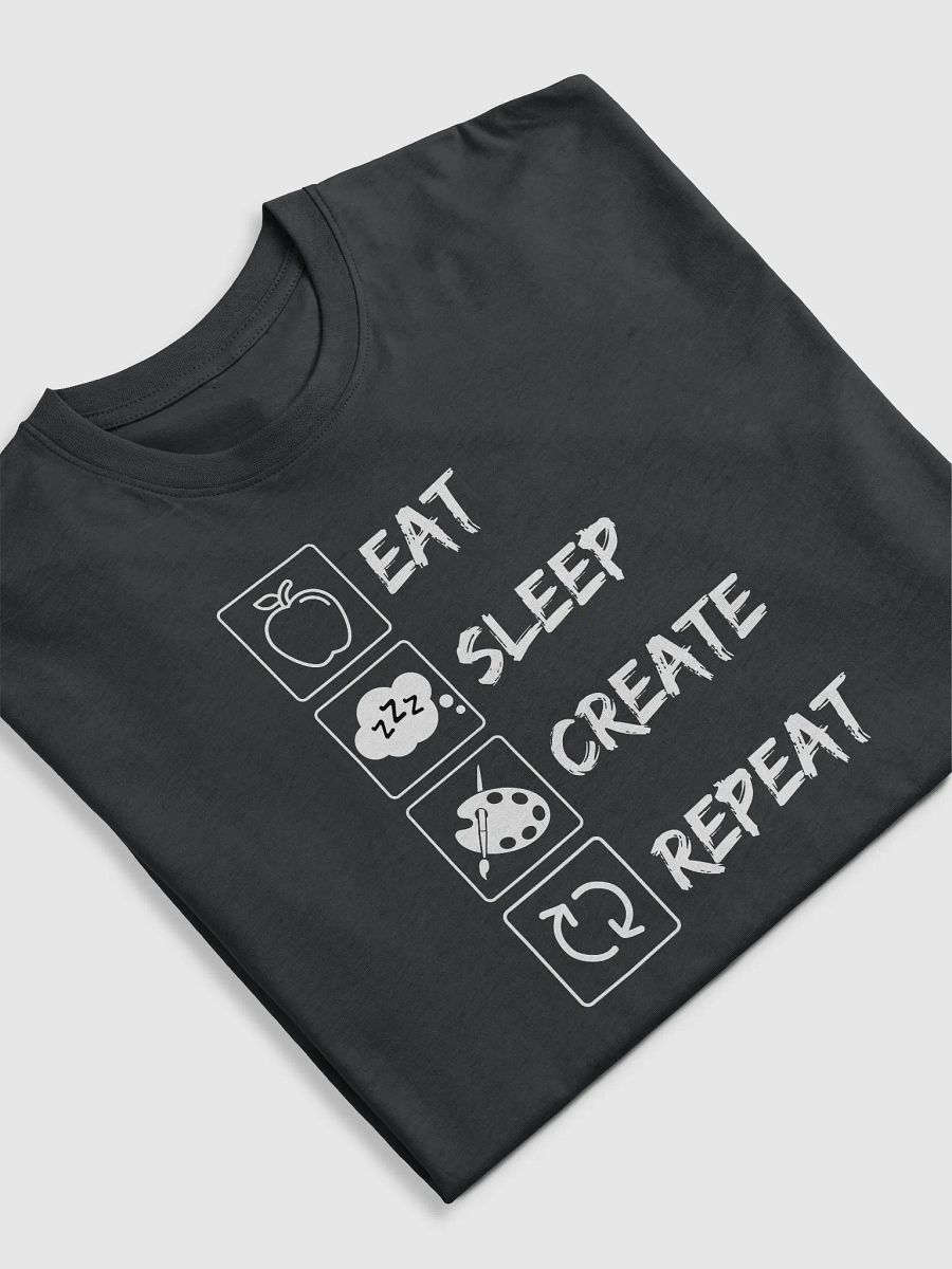 Eat, Sleep, Create, Repeat Tees | Premium Heavyweight Cotton product image (5)