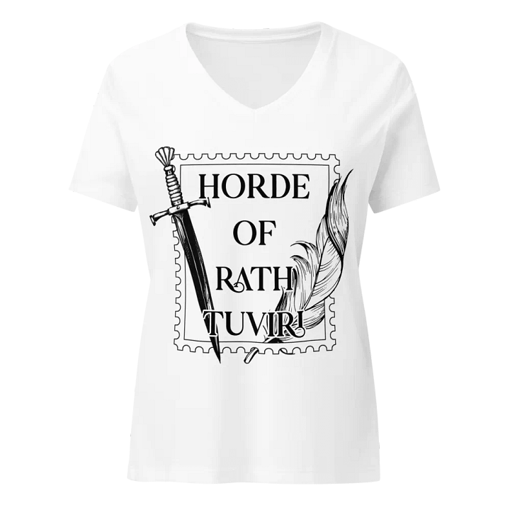 Rath Tuviri Bella+Canvas Women's Relaxed V-Neck T-Shirt product image (9)