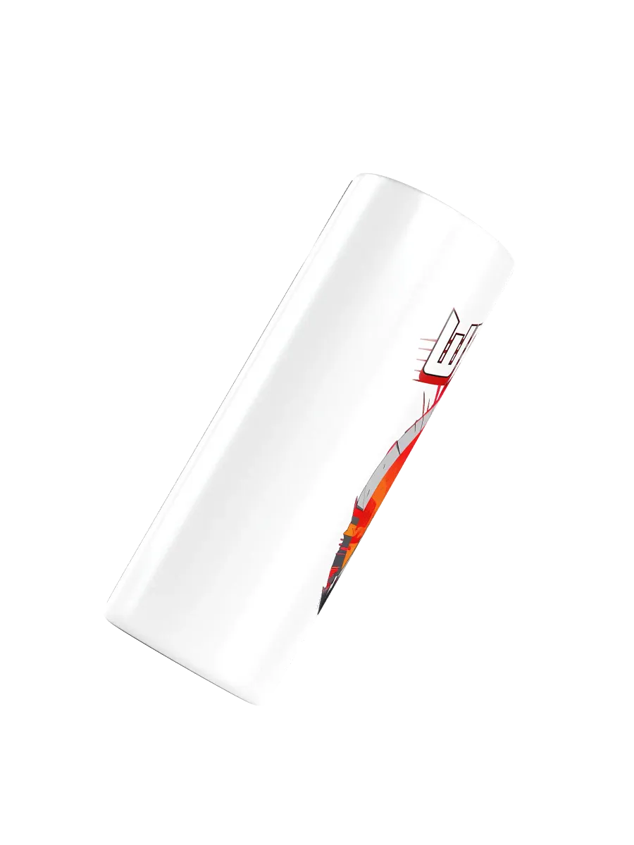 Waifu Boss 20 oz Skinny Stainless Steel Tumbler - White - v1 product image (4)