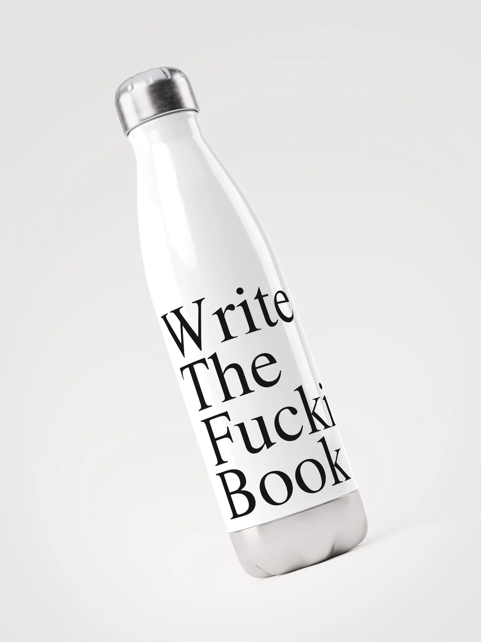 Write the Fucking Book Water Bottle product image (3)