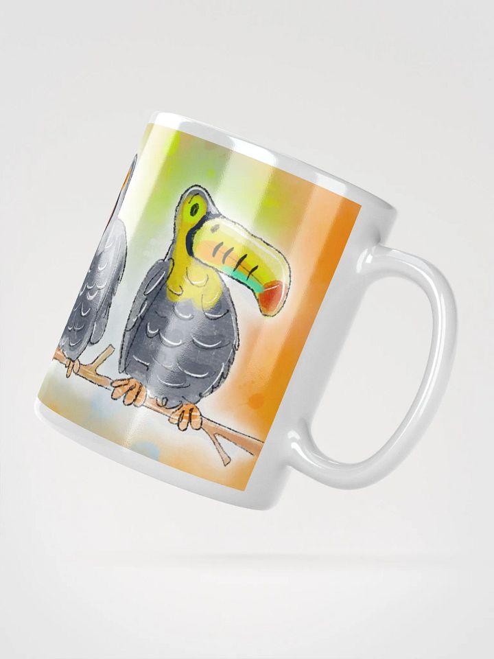 Funny Hand Drawn Cartoon Toucans Mug product image (6)